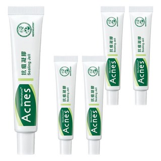 MENTHOLATUM 曼秀雷敦 Acnes 台灣公司貨 抗痘凝膠, 5條, 18g