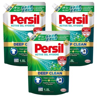 Persil 寶瀅 深層酵解洗衣凝露 補充包, 1.5L, 3包