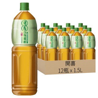 開喜 凍頂烏龍茶 無糖, 1.5L, 12瓶