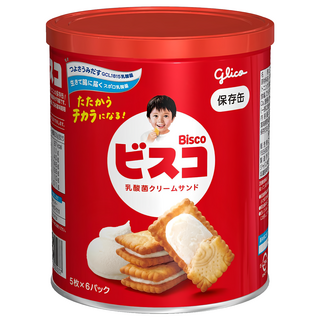 glico 格力高 Bisco 必思可 夾心餅保存罐, 123.6g, 1罐