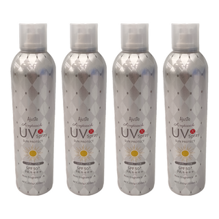 Ajuste 愛伽絲 高效防曬噴霧 SPF50+ PA++++ 無香料 防水防汗 200g, 320ml, 4瓶