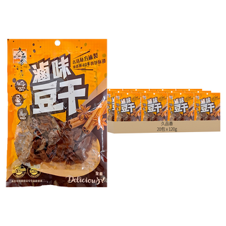 久品香 滷味豆干, 120g, 20包