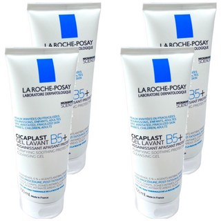 LA ROCHE POSAY 理膚寶水 台灣公司貨 B5全面修復保濕清潔露, 100ml, 4條