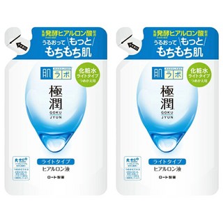 HADALABO 肌研 極潤保濕化妝水 清爽型 補充包 170ml, 2包