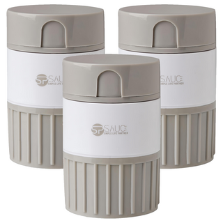 原生良品 多功能便攜自帶水杯切藥磨藥器/儲藥收納盒, 3個
