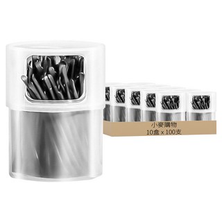 小麥購物 雙頭掏耳棉花棒 S164 掏耳款 70g, 100支, 10盒