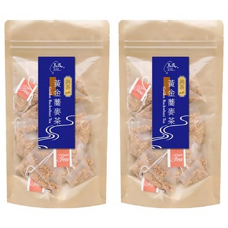 玉民 黃金蕎麥茶 熟茶立體茶包, 5g, 12包, 2袋