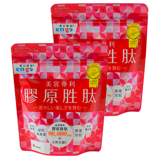 enge 鷹記維他 膠原胜肽 90,000mg, 含維生素C, 120g, 2包