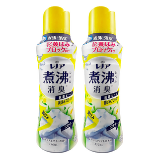 Lenor 蘭諾 日本原裝進口 煮沸衣物香香豆 柑橘黃, 420ml, 2瓶