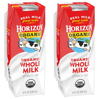 HORIZON ORGANIC 有機全脂強化牛奶, 2入, 236ml