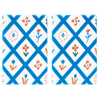 KING JIM HITOTOKI NOTE 手帳筆記本, 漫畫尺寸, 花朵, 2本