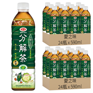 愛之味 健康油切分解茶, 590ml, 48瓶