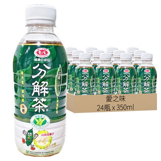 愛之味 健康油切分解茶, 350ml, 24瓶