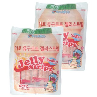 KAARO 果凍條, 乳酸口味, 夏日冰箱必備小零食, 600g, 2包