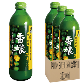 TAIWAN SWEET FARM 台灣好田 香檬原汁, 300ml, 3瓶