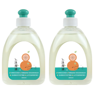 Combi 康貝 植物性奶瓶蔬果洗潔液, APG綠色洗淨成分, 天然橘子油配方, 300ml, 2瓶