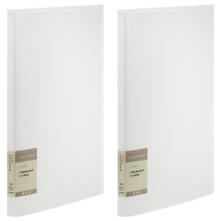 連勤牌文具 Lan CHYn 極厚30頁A4資料簿 側入式LCW30-1 透白色, 2本
