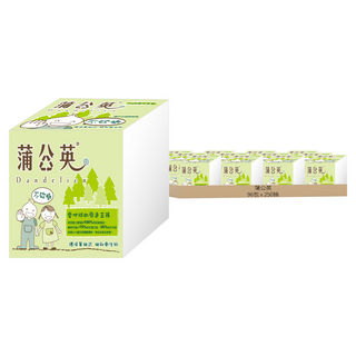 蒲公英環保單抽衛生紙, 100%再生紙漿, 400度高溫殺菌, 250抽, 96包