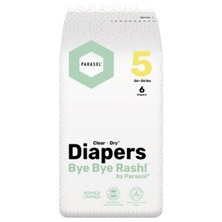 PARASOL Clear + DryTM 新科技水凝尿布 工藝升級版 5 12~17kg, XL, 6片