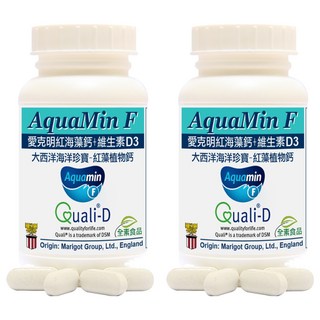 Healthwomen 赫而司 愛克明紅海藻鈣鎂 + D3全素食錠, 60顆, 2罐