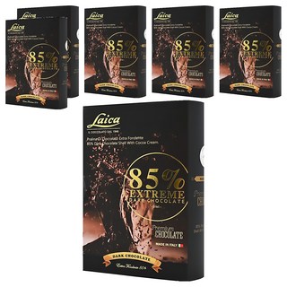 Laica 85% 黑巧克力書本造型禮盒，義大利進口，香甜濃郁, 112g, 6盒