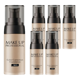 LAIKOU萊蔻 煥彩修顏粉底液 深膚色 (輕薄透氣 均勻膚色 持久保濕), 6瓶