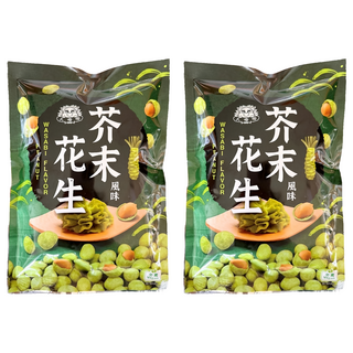 大嘟嘟 芥末風味花生, 2個, 90g