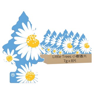 Little Trees 小樹香片 陽光雛菊, 清新怡人 持久自然香味, 7g, 8片