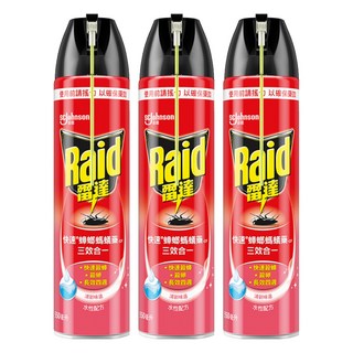 Raid 雷達 快速蟑螂螞蟻藥 清新, 550ml, 3瓶