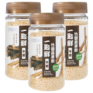 Nature Time 自然時記 一匙鮮 竹鹽蔬果粉 牛蒡, 120g, 3罐