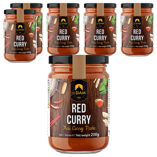 deSIAM 泰式紅咖哩膏, 200g, 6罐