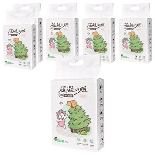 超凝小姐 米粒型益生菌除臭豆腐砂, 忘憂森林, 2.7kg, 6包