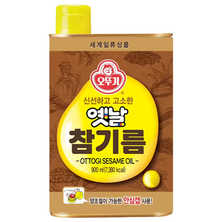 OTTOGI 不倒翁 Yetnal 100% 純芝麻油 900ml, 1瓶