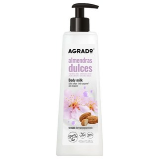 AGRADO 杏仁抗老化水潤嫩白乳, 400ml, 1瓶