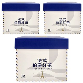 Teavoya 嘉柏茶業 法式伯爵紅茶, 3g, 10包, 3盒