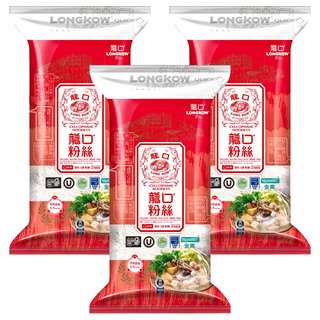 龍口 粉絲 快煮型 復刻版 Set 十把 台灣製造, 350g, 3包