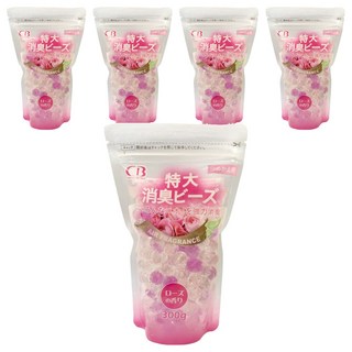 CB 特大型消臭珠，玫瑰香補充包，300g, 5包