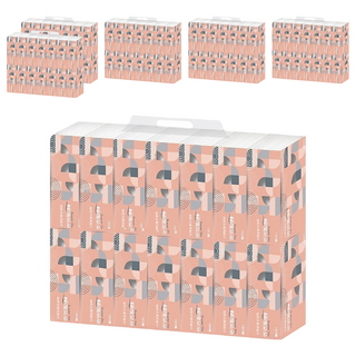 super do 極度朵朵 抽取式花紋萬用紙巾 150張, 14包, 6袋