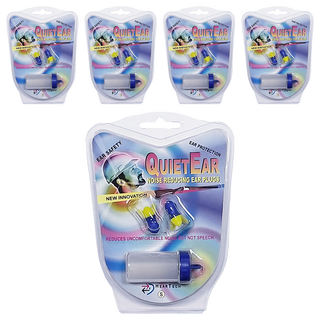 QUIETEAR 以色列進口聲音濾波器耳塞適用噪音100分貝以下, 1個, 5個