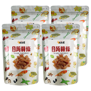 元氣家 高纖五香蒟蒻條, QQ有嚼勁, 富含膳食纖維, 200g, 4包