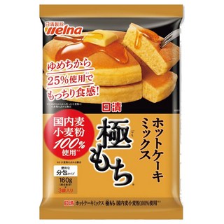 welna 日清製粉 極致濃郁鬆餅粉, 日本原裝進口, 輕鬆簡單做出蓬鬆鬆餅, 480g, 1包