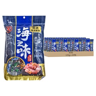珍珍 天海之味鮪魚丁角, 125g, 20包