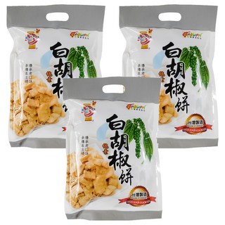 Onlyone 海龍王 白胡椒餅，台灣製造, 140g, 3包
