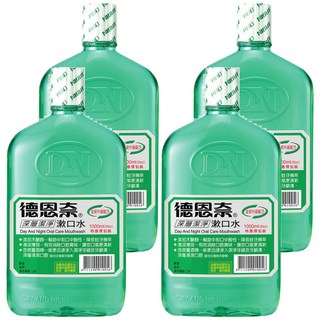 Day and Night 德恩奈 深層潔淨漱口水, 1L, 4瓶
