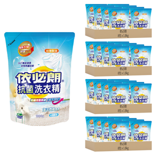 依必朗 防蹣抗菌洗衣精補充包 海洋微風, 1.8kg, 32包