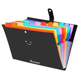 MURA DESK 13層手提風琴夾 黑色, 1個