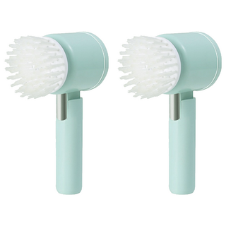 ibits 智能電動清洗刷 綠色 2支 多功能無線 廚房浴室