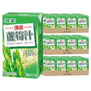 漢宮 蘆筍汁 鋁箔包，嚴選素材 清涼解渴, 250ml, 72入