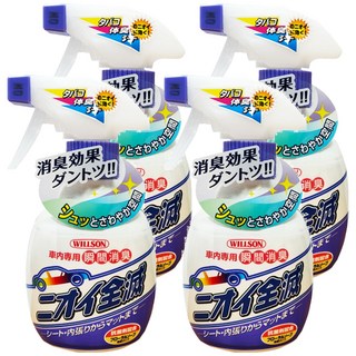willson 汽車專用瞬間消臭劑 04155 花香味, 270ml, 4瓶