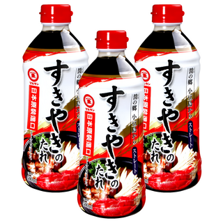 Marukin 丸金 壽喜燒用醬, 日本原裝進口, 道地日式風味, 香醇濃郁, 500ml, 3瓶